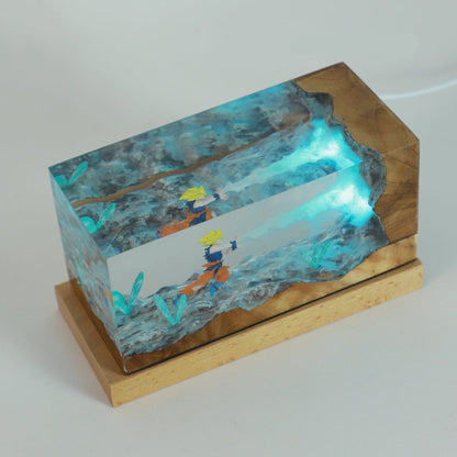 Desktrim™ | Dragon Ball Z Kakarot Resin RGB Night Light lamp Desktop Decoration