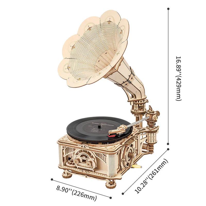 Desktrim™ | Vintage Melody Maker DIY Wooden Gramophone Kit