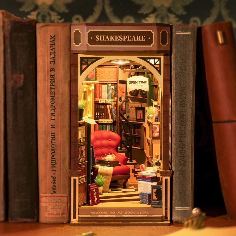 Desktrim™ | Diy Book Nook Shelf - Shakespeare Bookstore