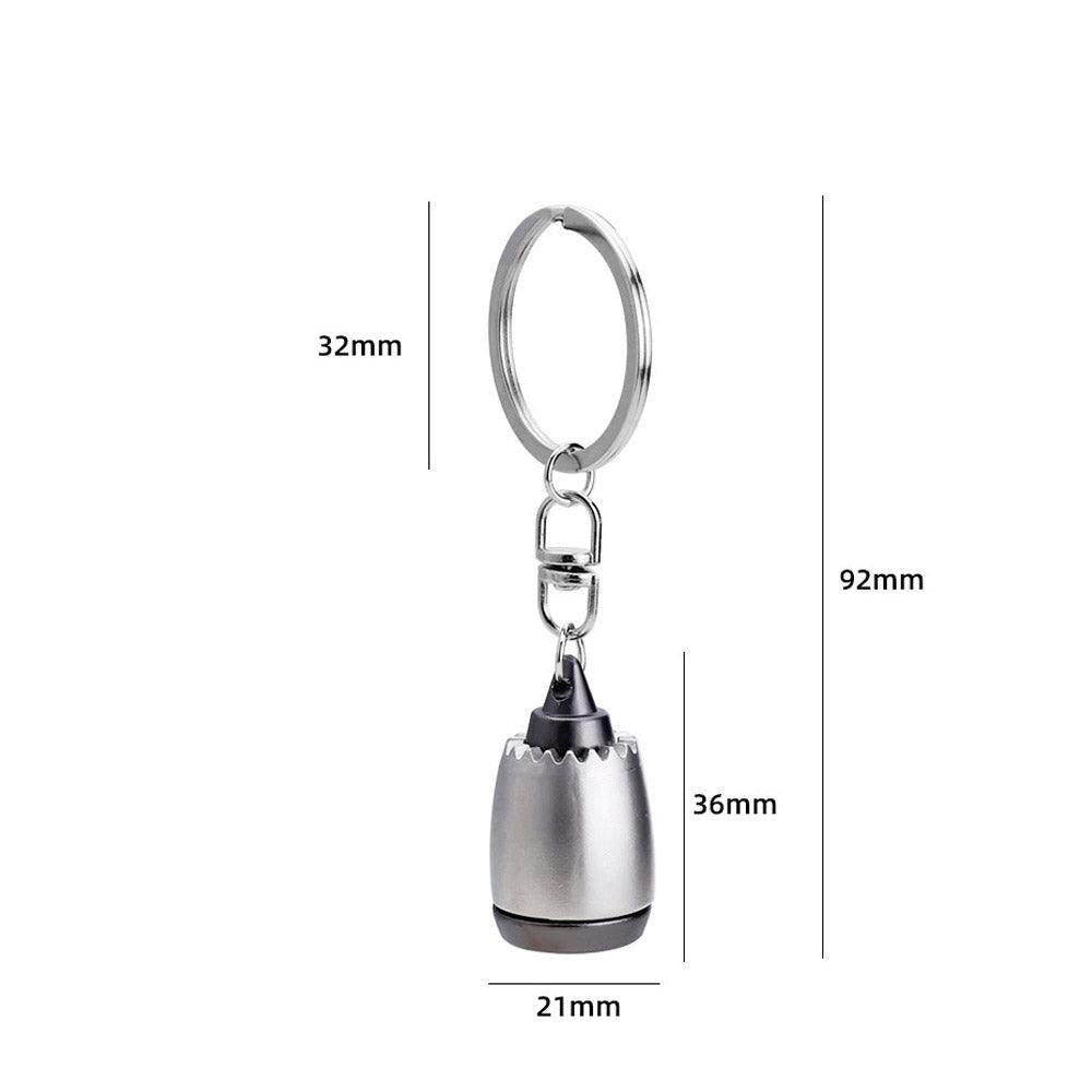 Desktrim | CNC Precision Turbofan Engine Keychain