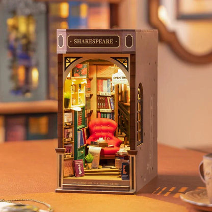 Desktrim™ | Diy Book Nook Shelf - Shakespeare Bookstore