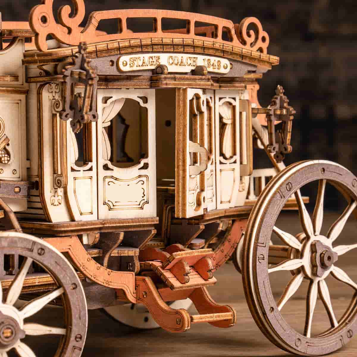 Desktrim™ | Victorian Stagecoach Musical Mechanical Kit