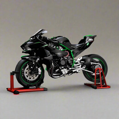 Desktrim™ | Premium Ninja H2R RC Superbike 1:6 Scale with Realistic Sound & Smoke Effects
