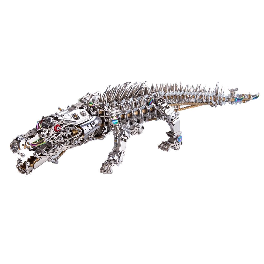 Desktrim™ | Mechanical Crocodile Metal Sculpture