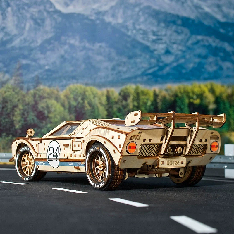 Desktrim™ | UGT-24 Endurance Racer Classic Le Mans Wooden Model Kit