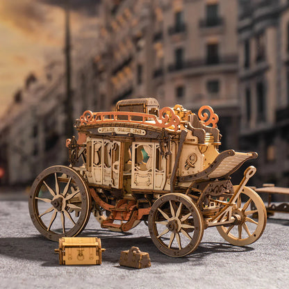 Desktrim™ | Victorian Stagecoach Musical Mechanical Kit