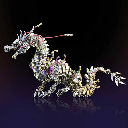 Desktrim™ | Imperial Dragon Master - 3D Metal Mechanical Dragon DIY Assembly Model Kit