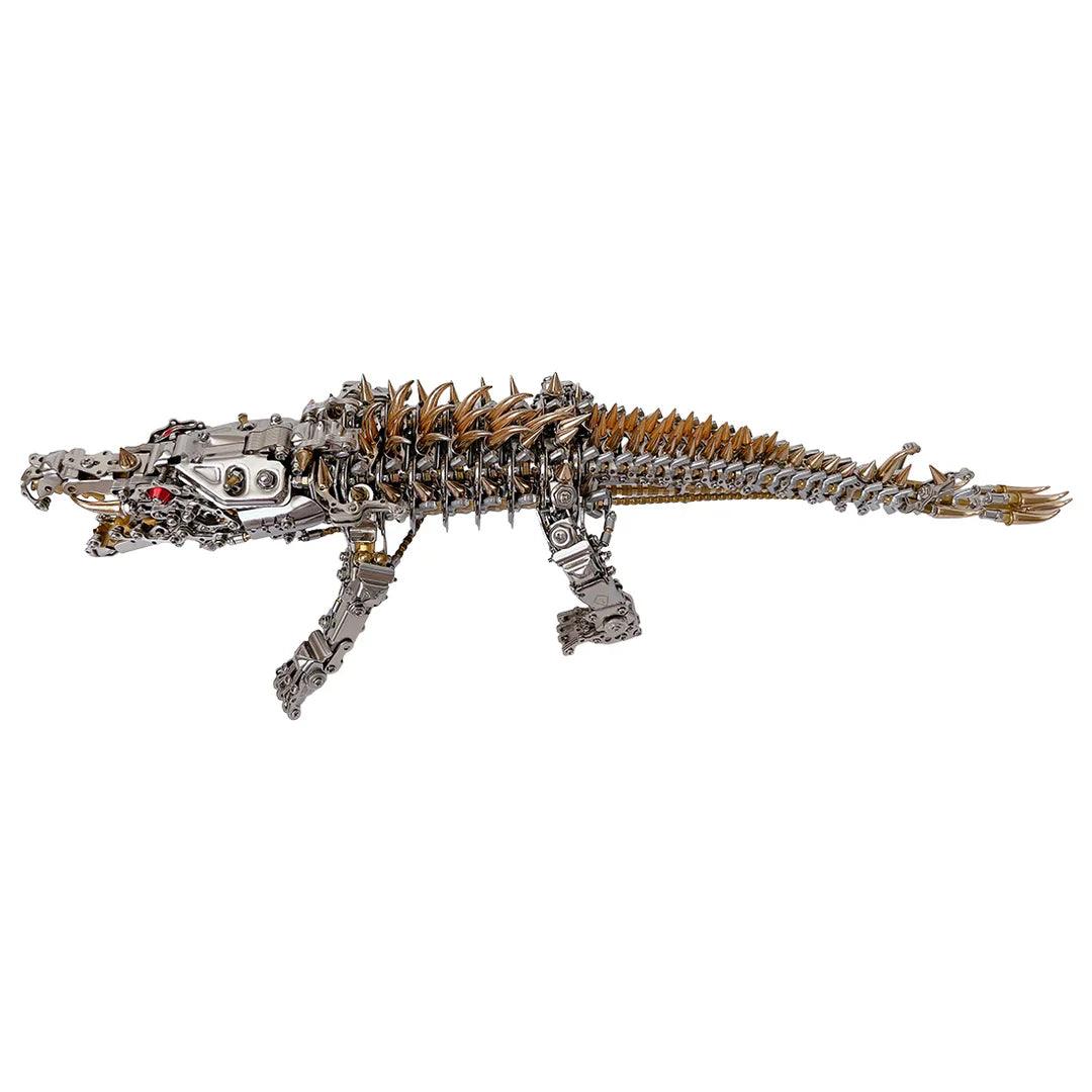 Desktrim™ | Mechanical Crocodile Metal Sculpture