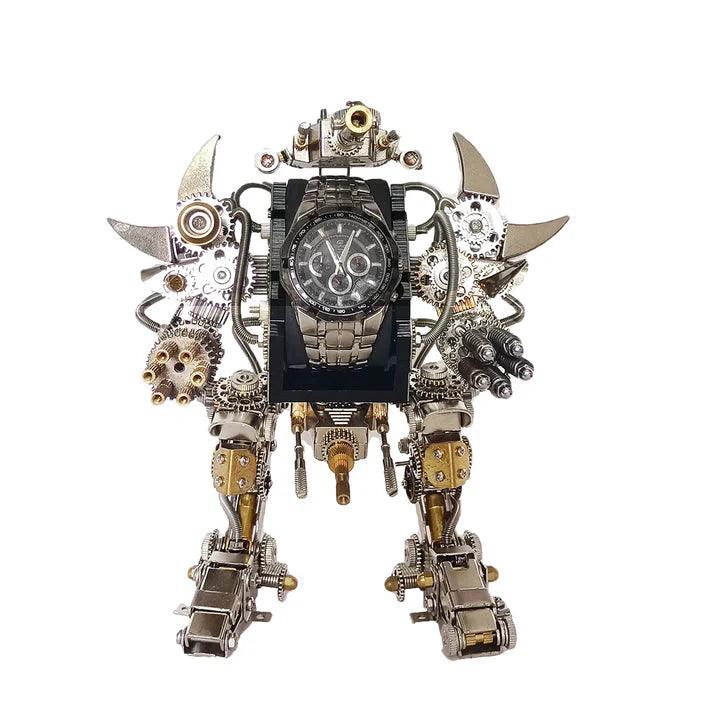 Desktrim™ | Titan Guardian Mecha Watch Stand - 3D Metal Puzzle
