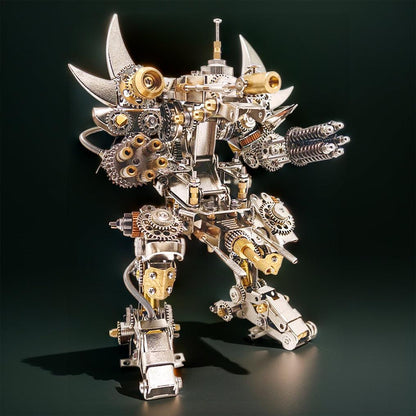 Desktrim™ | Titan Guardian Mecha Watch Stand - 3D Metal Puzzle