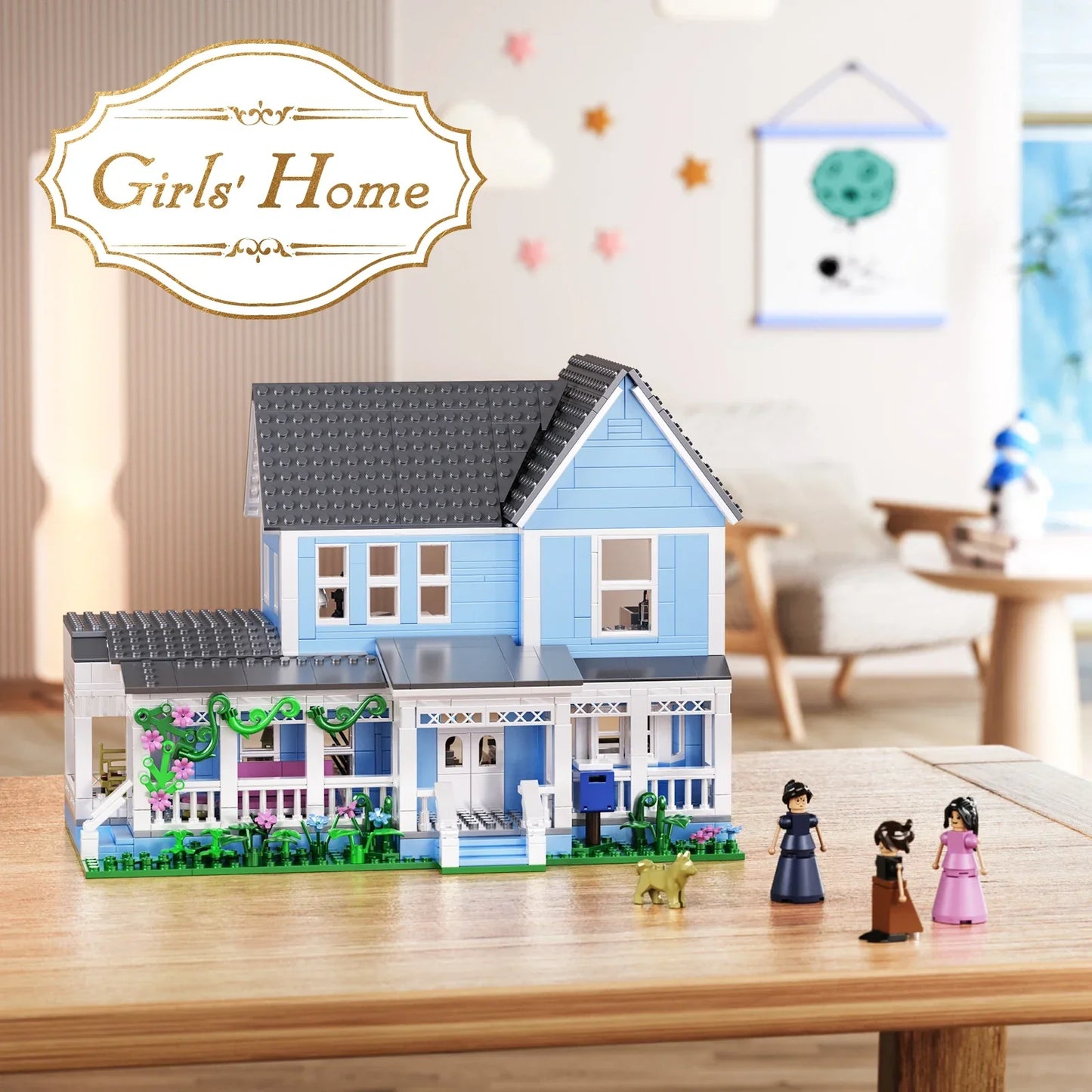 Desktrim™ | Gilmore Girls House Building Set - Compatible with Lego, Gift and Collectible Decoration for Family TV Fans
