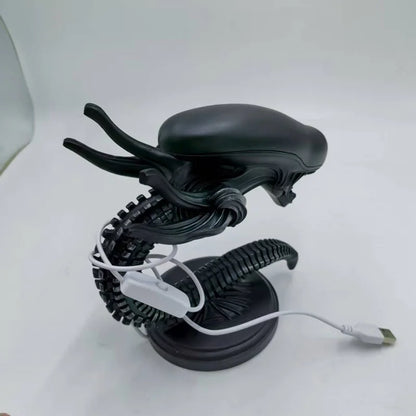 Unique Alien Creature Lamp Stand – Resin Decorative Figurine for Modern Bedroom & Home Decor