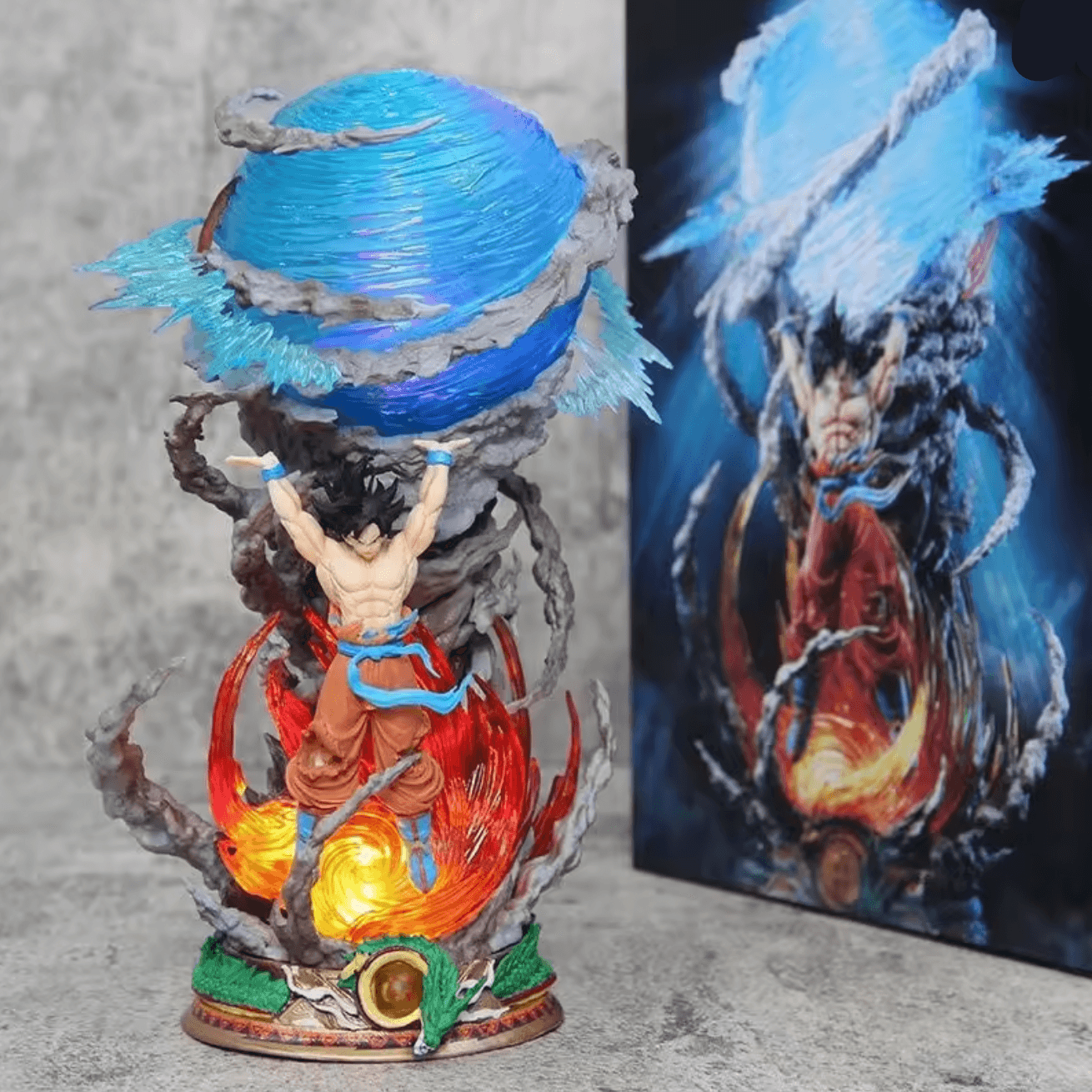 Desktrim™ | Spirit Bomb Masterpiece - Goku Figurine