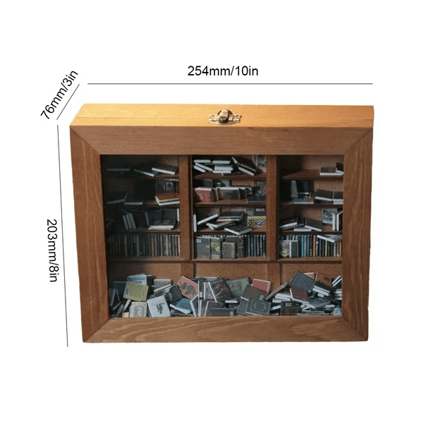 Desktrim™ | Diy Book Nook Shelf - Anxiety Bookshelf