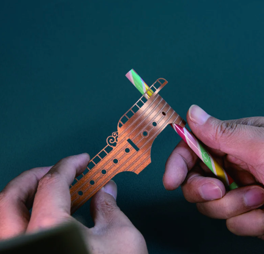 Desktrim™ | Steampunk Fantasy Airship 3D Wooden Puzzle Model