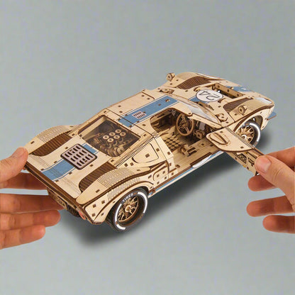 Desktrim™ | UGT-24 Endurance Racer Classic Le Mans Wooden Model Kit