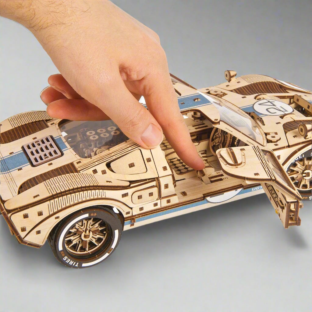 Desktrim™ | UGT-24 Endurance Racer Classic Le Mans Wooden Model Kit