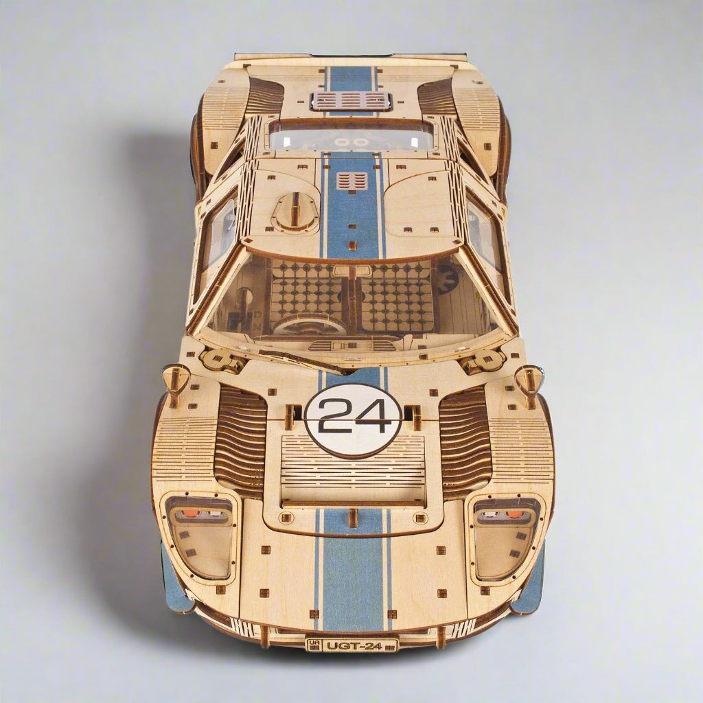 Desktrim™ | UGT-24 Endurance Racer Classic Le Mans Wooden Model Kit