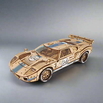 Desktrim™ | UGT-24 Endurance Racer Classic Le Mans Wooden Model Kit