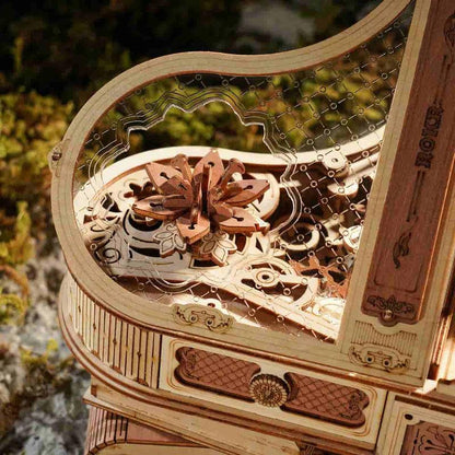 Desktrim™ | Grand Symphony Piano Mechanical Music Box 3D Wooden Puzzle
