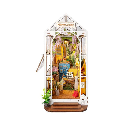 Desktrim™ | Diy Book Nook Shelf - Holiday Garden House