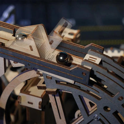 Desktrim™ | Cosmic Marble Labyrinth - 3D Wooden Mechanical Model Kit