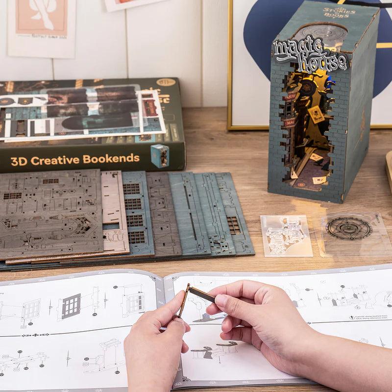 Desktrim™ | Diy Book Nook Shelf - Magic House