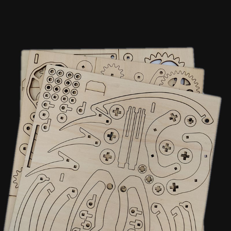 Desktrim™ | Kinetic Hummingbird Sculpture - 3D Wooden Mechanical Puzzle Kit