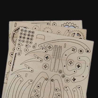 Desktrim™ | Kinetic Hummingbird Sculpture - 3D Wooden Mechanical Puzzle Kit