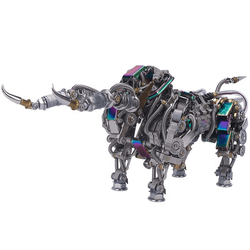 Desktrim™ | DIY 3D Metal Mechanical Bull Animal Model Assembly Kit 1087Pcs