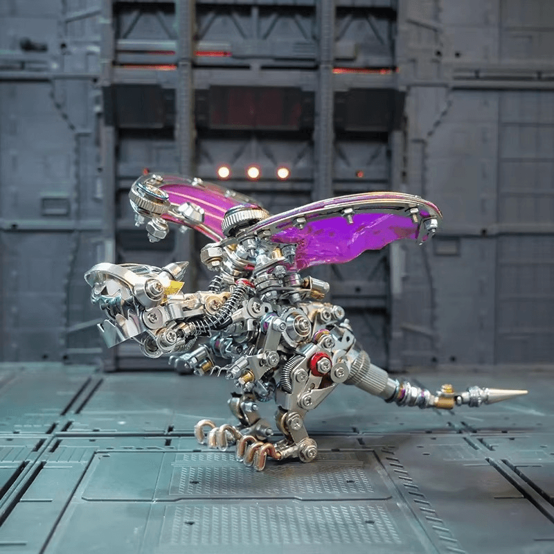 Desktrim™ | Mechanical Flying Dragon 3D Metal Puzzle Kit