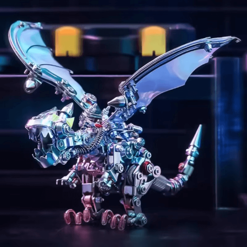Desktrim™ | Mechanical Flying Dragon 3D Metal Puzzle Kit