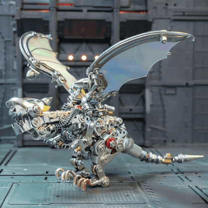 Desktrim™ | Mechanical Flying Dragon 3D Metal Puzzle Kit