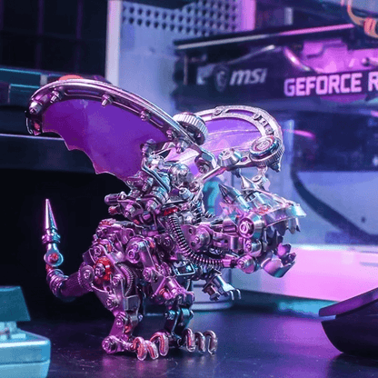 Desktrim™ | Mechanical Flying Dragon 3D Metal Puzzle Kit
