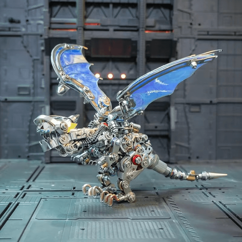 Desktrim™ | Mechanical Flying Dragon 3D Metal Puzzle Kit