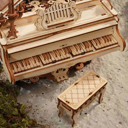 Desktrim™ | Grand Symphony Piano Mechanical Music Box 3D Wooden Puzzle