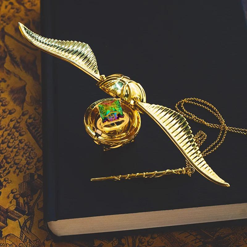 Desktrim™ | Magical Harry Potter Golden Snitch Ring Box