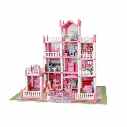 Desktrim™ | DIY Dollhouse Kit with 11 Rooms - Miniature for Girls