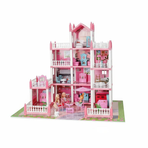 Desktrim™ | DIY Dollhouse Kit with 11 Rooms - Miniature for Girls