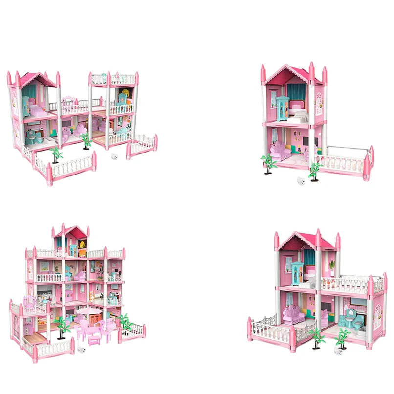 Desktrim™ | DIY Dollhouse Kit with 11 Rooms - Miniature for Girls