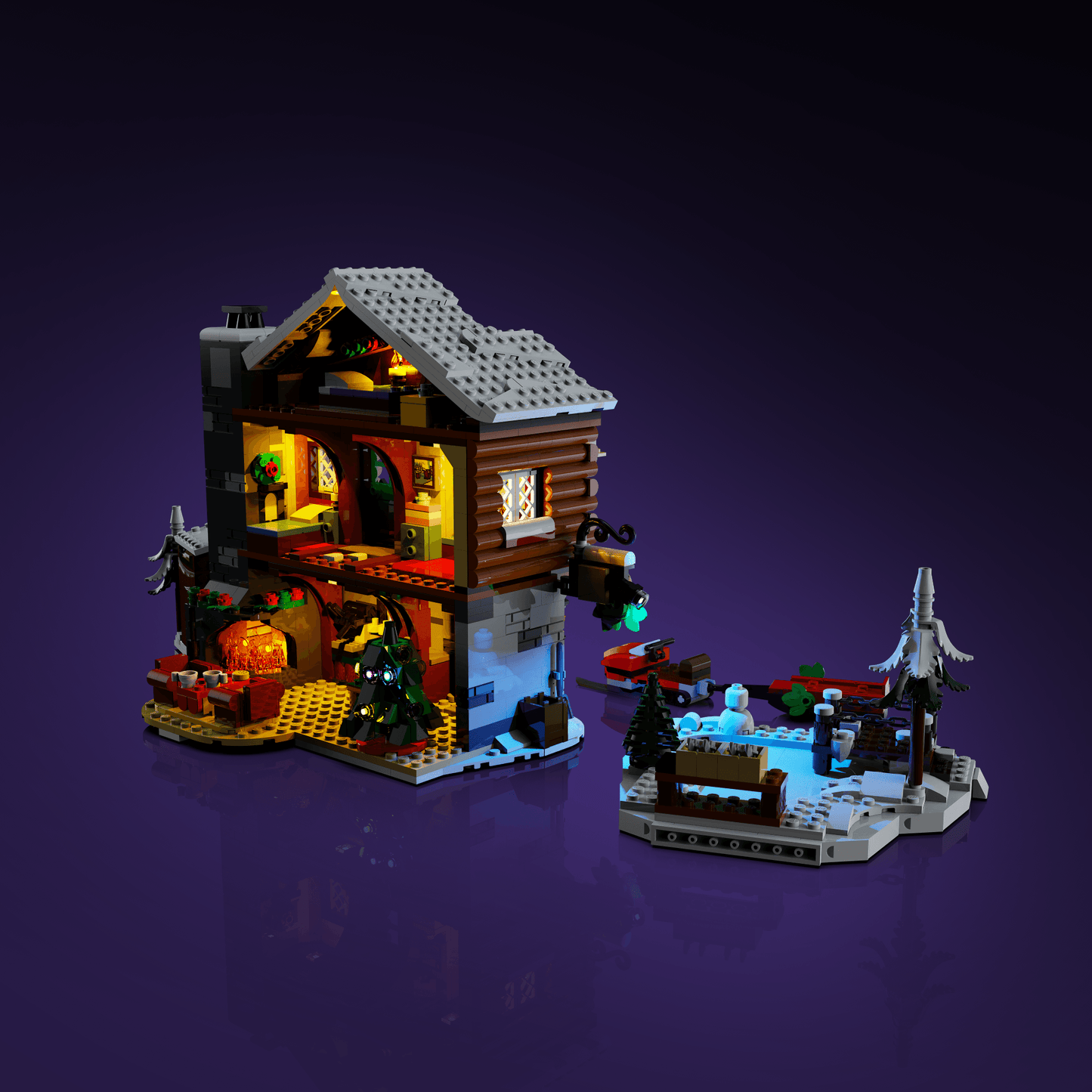 Desktrim™ | Light Kit for LEGO® Alpine Lodge