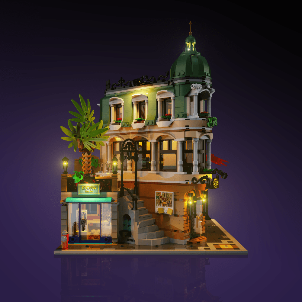 Desktrim™ | Light Kit for LEGO® Boutique Hotel