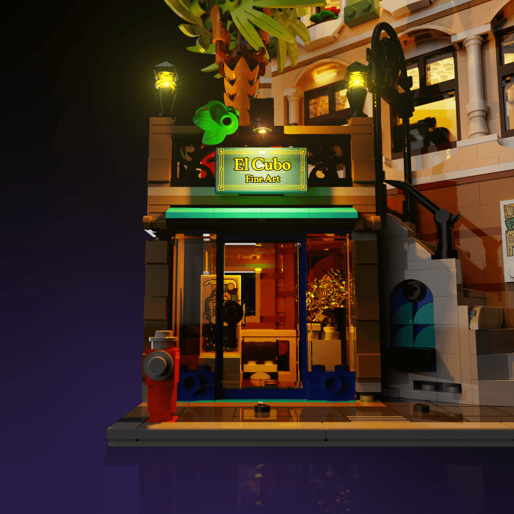 Desktrim™ | Light Kit for LEGO® Boutique Hotel