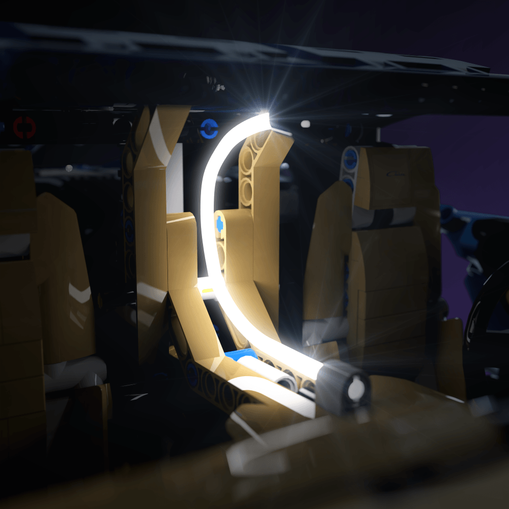 Desktrim™ | Light Kit for LEGO® Bugatti Chiron