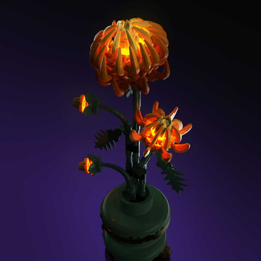 Desktrim™ | Light Kit for LEGO® Chrysanthemum