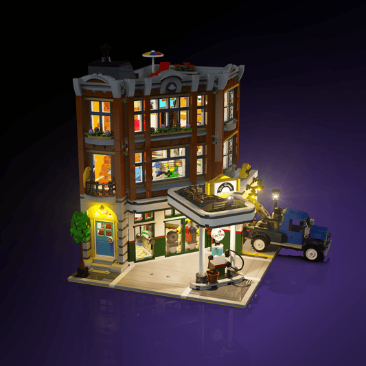 Desktrim™ | Light Kit for LEGO® Corner Garage