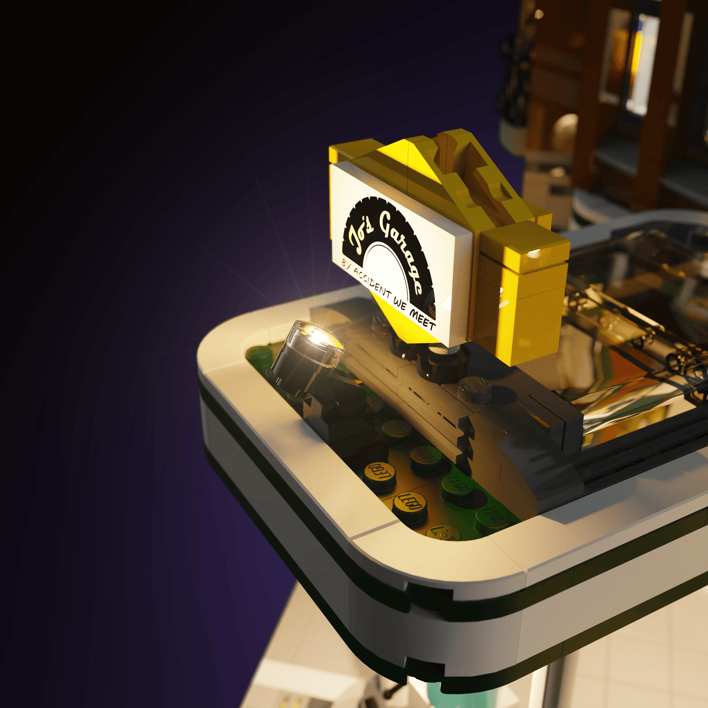 Desktrim™ | Light Kit for LEGO® Corner Garage