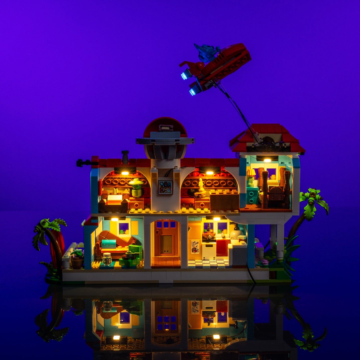 Desktrim™ | Light Kit for LEGO® Disney Lilo and Stitch Beach House