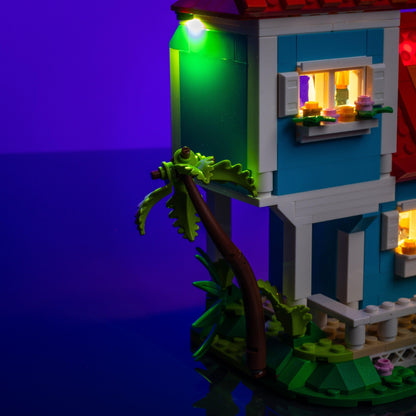 Desktrim™ | Light Kit for LEGO® Disney Lilo and Stitch Beach House