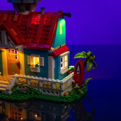 Desktrim™ | Light Kit for LEGO® Disney Lilo and Stitch Beach House